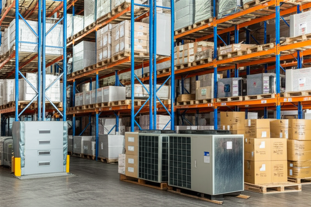 HVAC parts warehouse and inventory